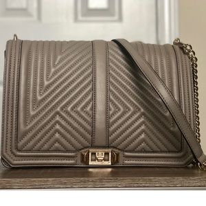 Rebecca Minkoff Chevron Quilted Love Crossbody